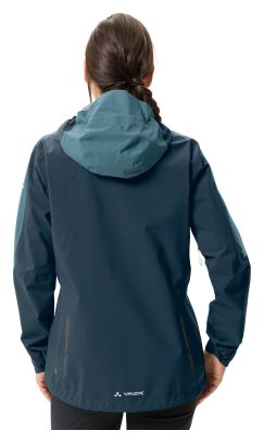 Veste de Pluie VTT Femme Vaude Moab II Bleu