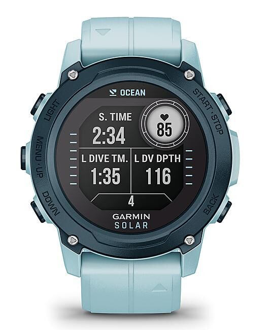 GARMIN - ORDINATEUR DE PLONGEE DESCENT G1 SOLAR OCEAN EDIT