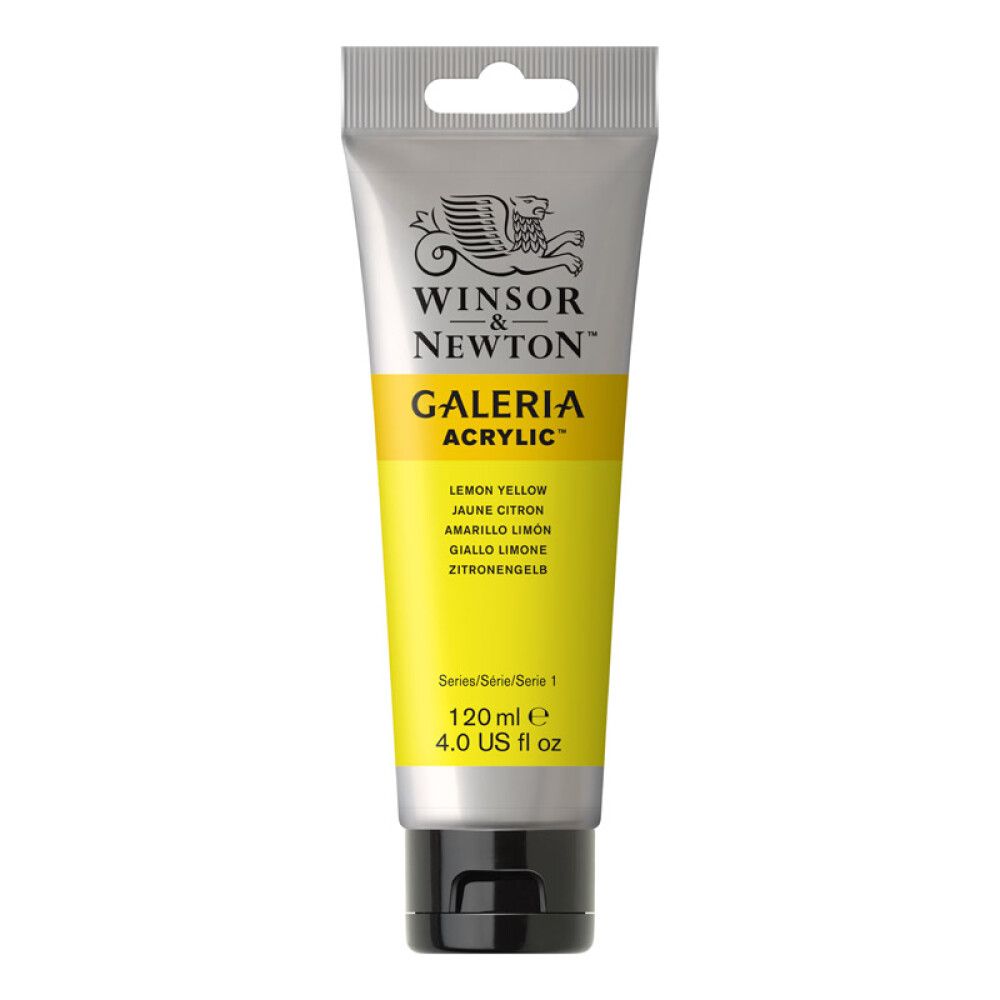 AKRYLFARGE W&N GALERIA NR 346 SITRONGUL 120ML
