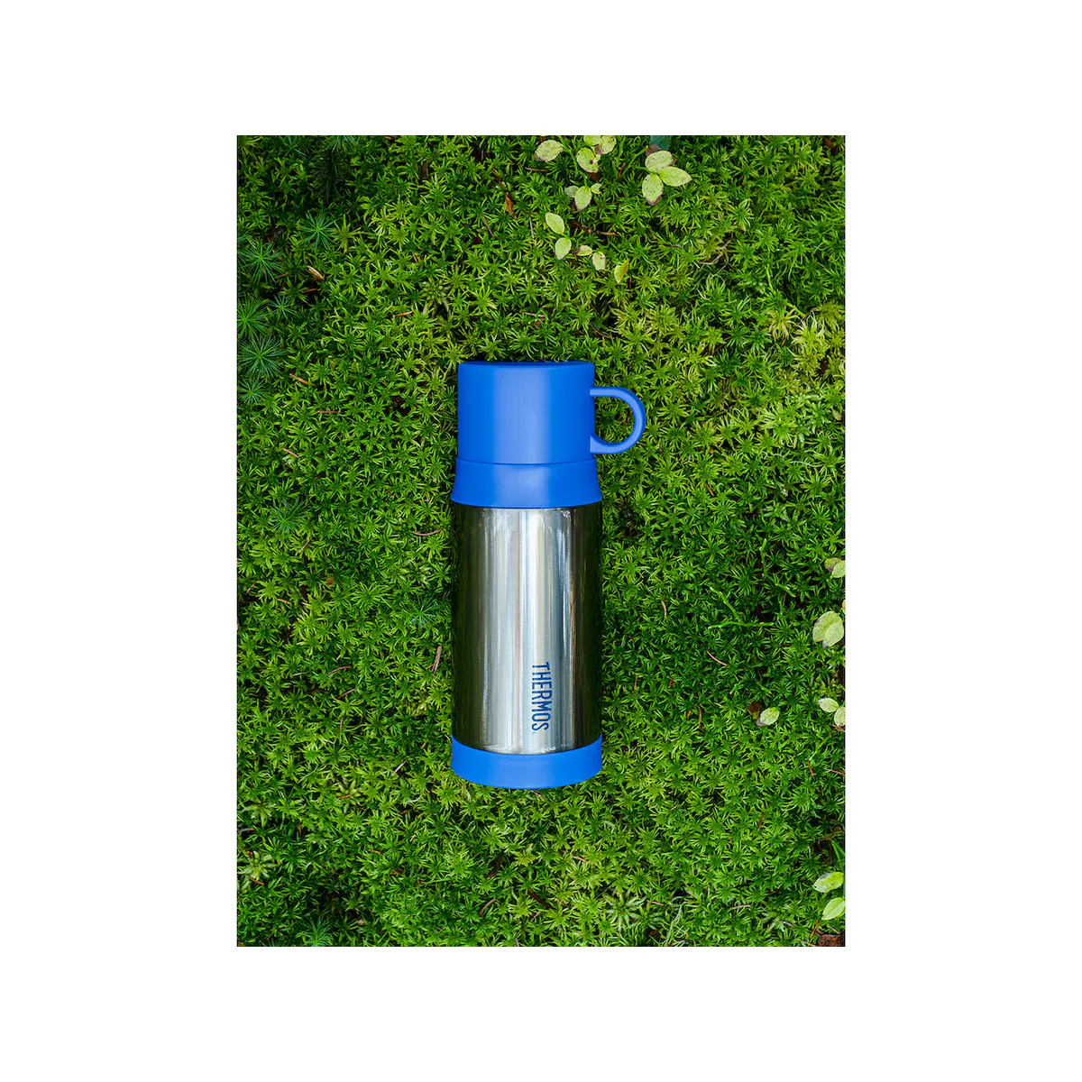 Vacuum flask 355 Steel/blue Stainless steel