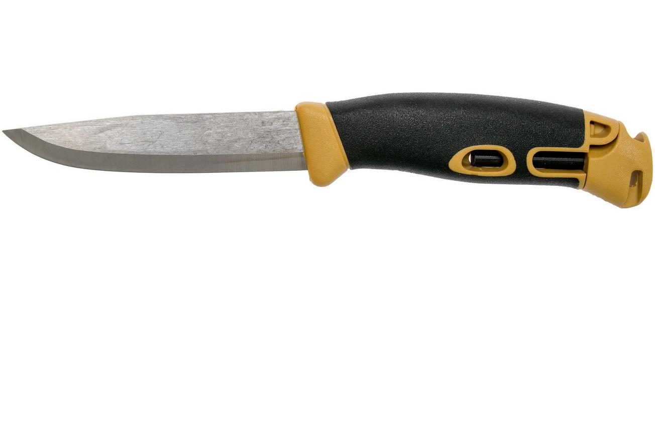 Morakniv Companion Spark 13573 Yellow, bushcraftmes met firesteel