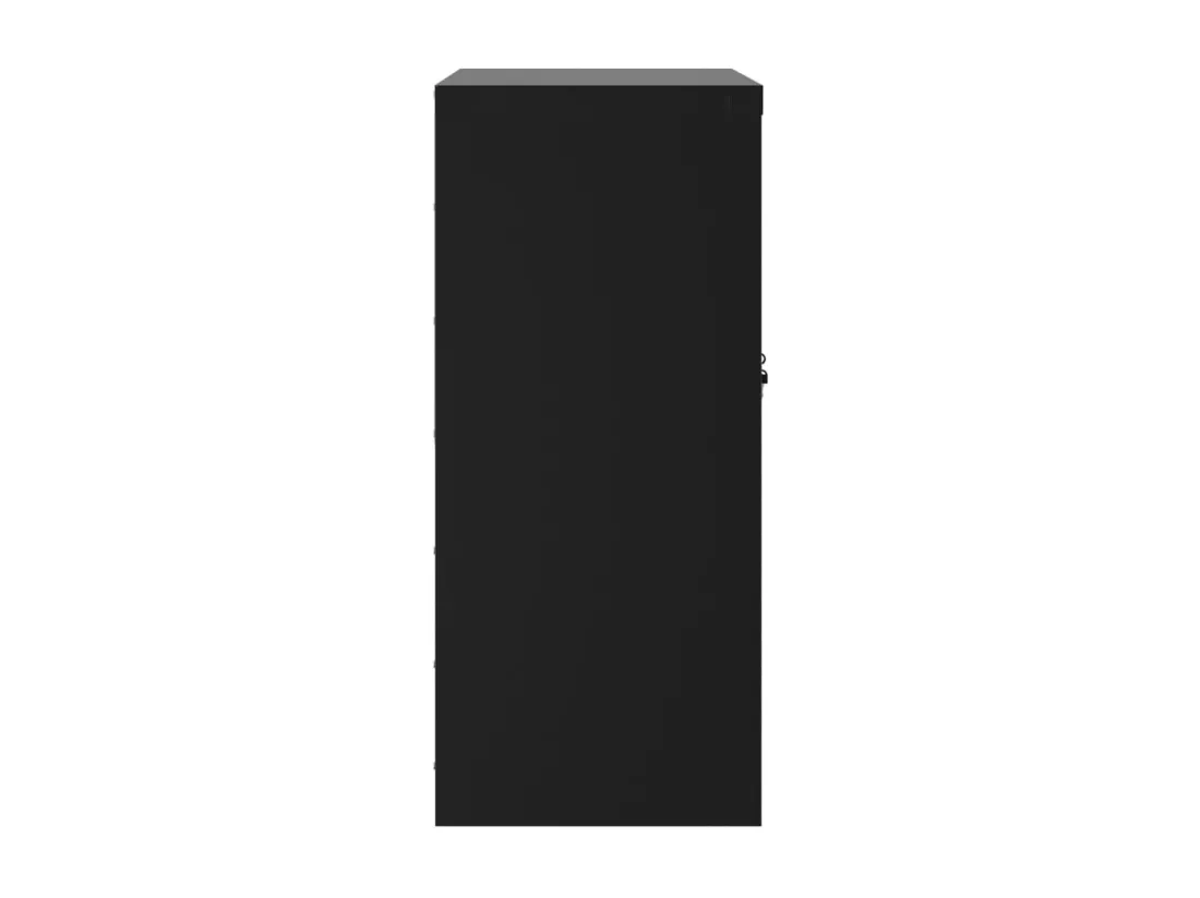 Classeur noir 79x40x90 cm acier