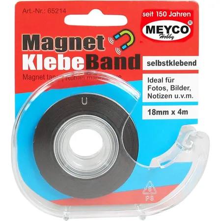 Meyco - Magnetklebeband selbstklebend 4m x 18mm