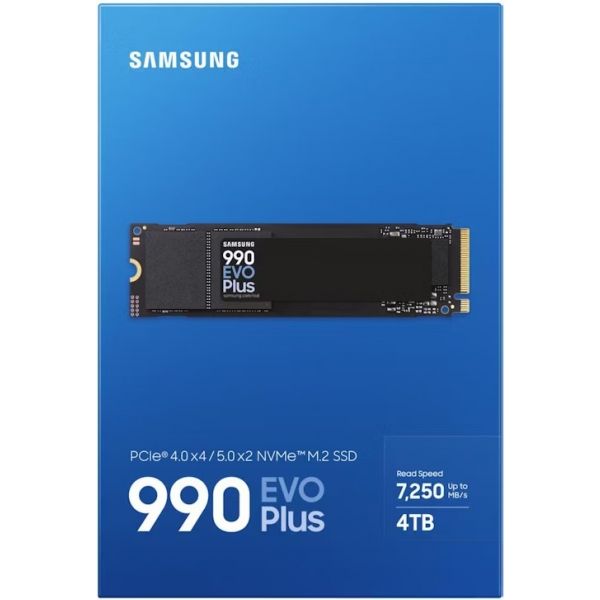 SSD Samsung 4TB 990 EVO Plus M.2 PCIe 5.0 NVMe 2.0