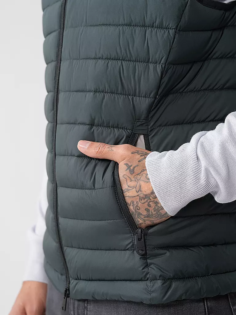 ECOALF Steppgilet CARDIFFALF dunkelgrün