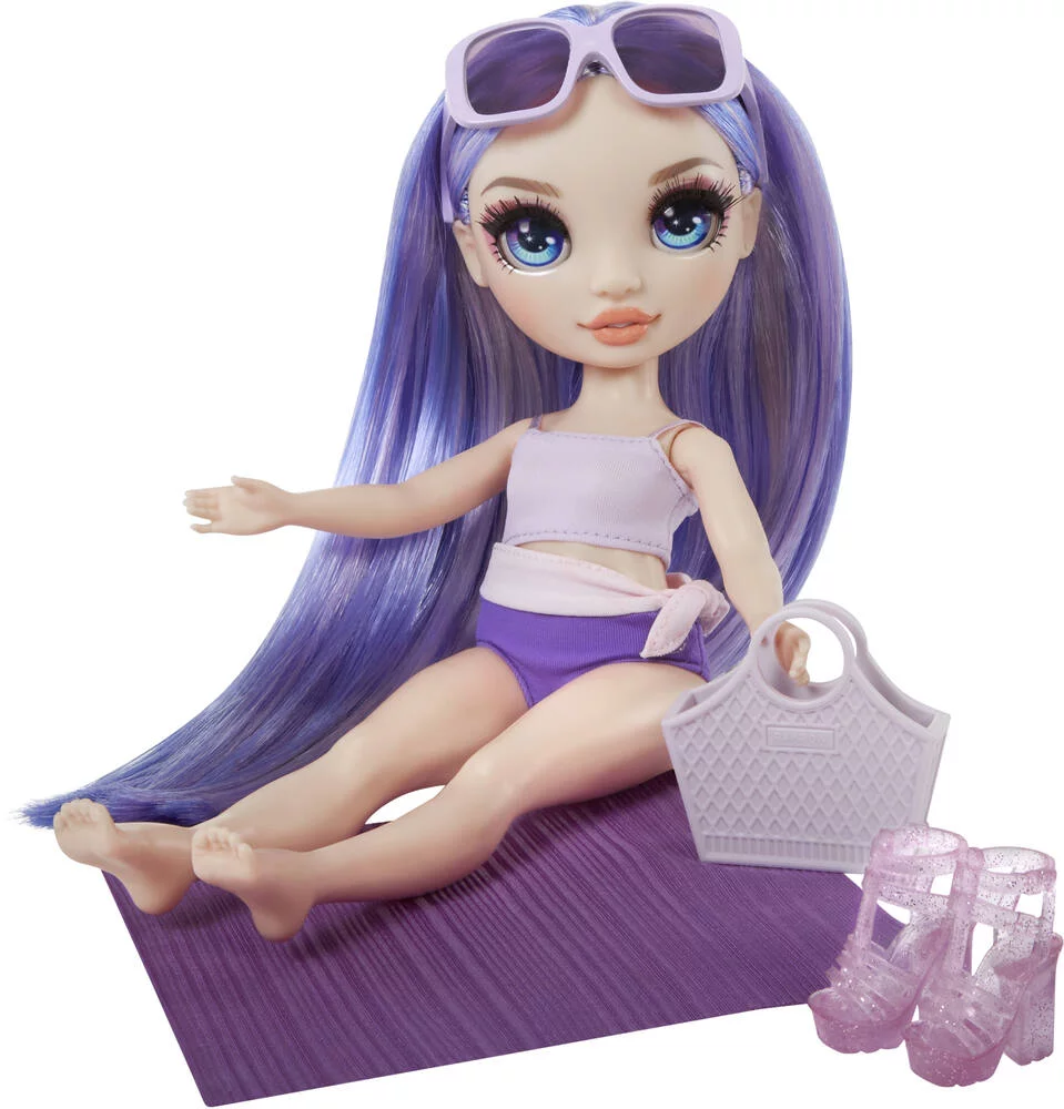 RAINBOW HIGH SWIM ET STYLE POUPEE MANNEQUIN 27CM - VIOLET