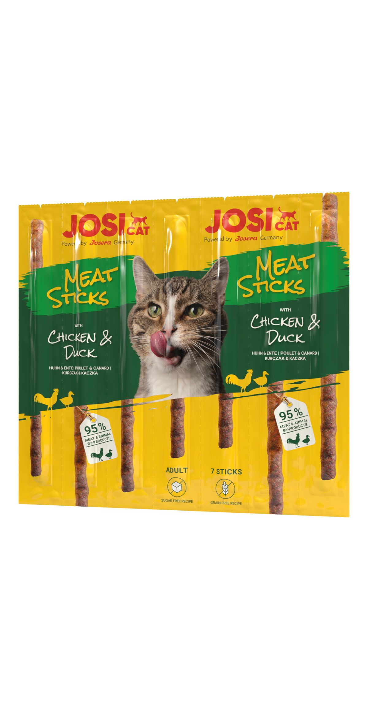 JosiCat Meat Sticks Chicken & Duck Vorratspack