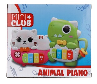 Van Manen Mini Club Dino Dierenpiano Met Licht En Geluid 1ST