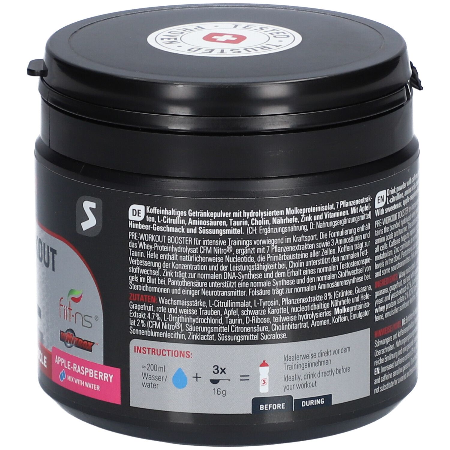 SPONSER® Pre Workout Booster Apple-Cranberry