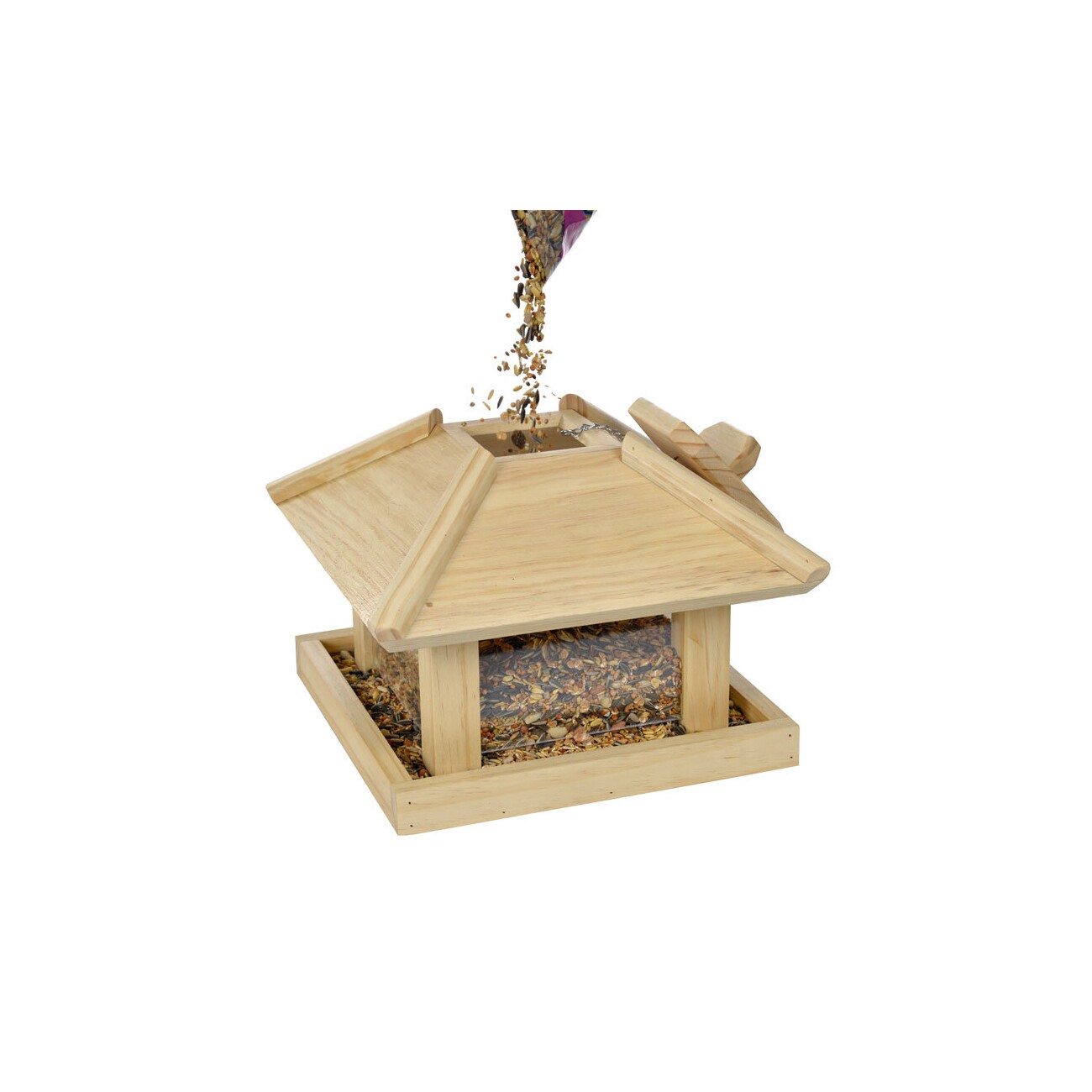 AniOne Wildvogelhaus mit Silo
