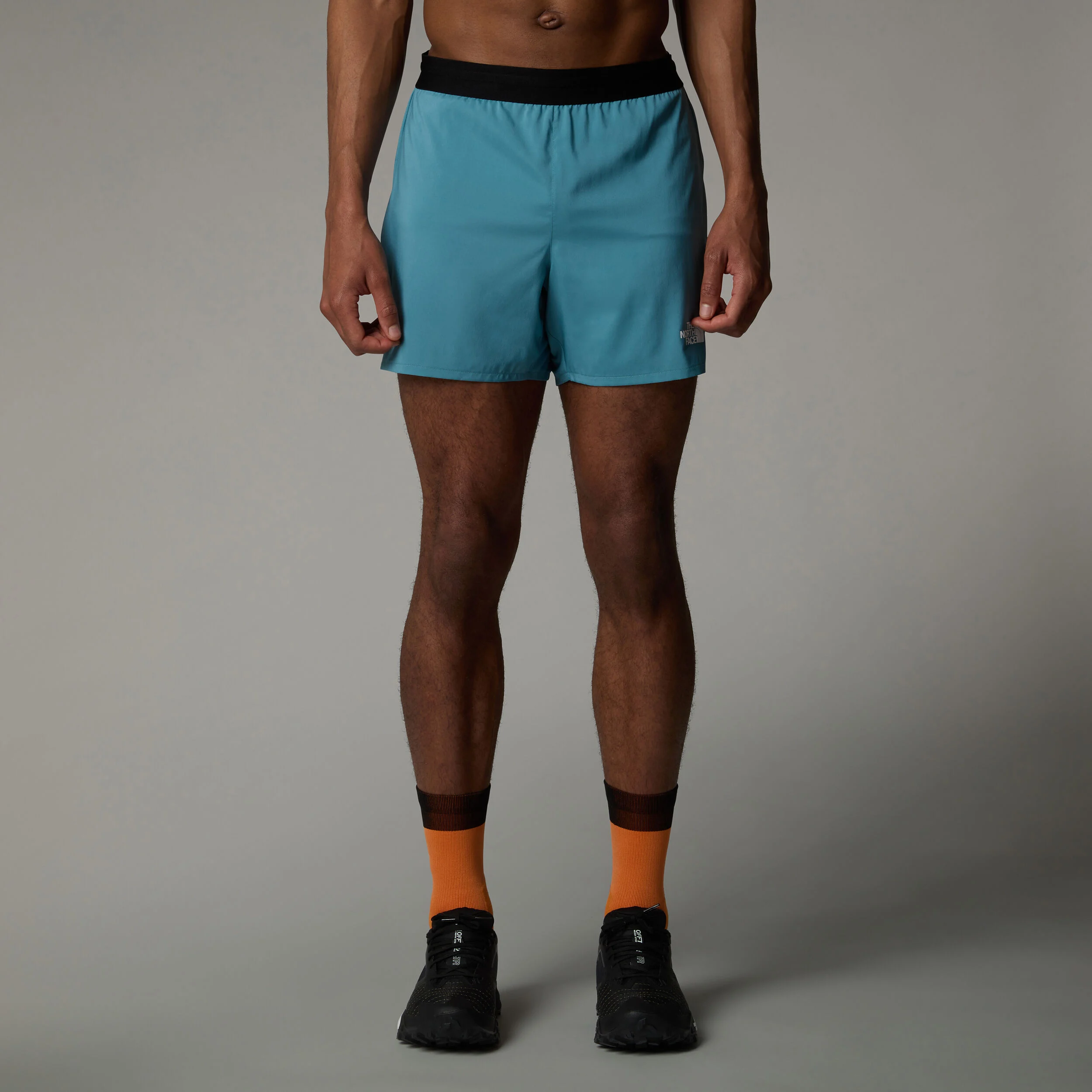 The North Face Breeze 5in Short De Running Hommes - Bleu Gris