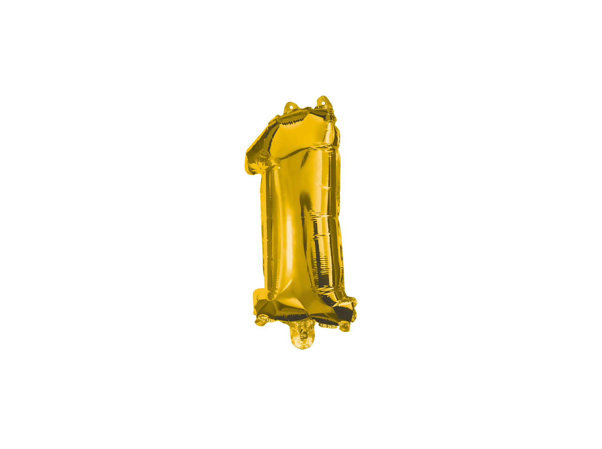 BALÃO FOIL DOURADO Nº1 32CM
