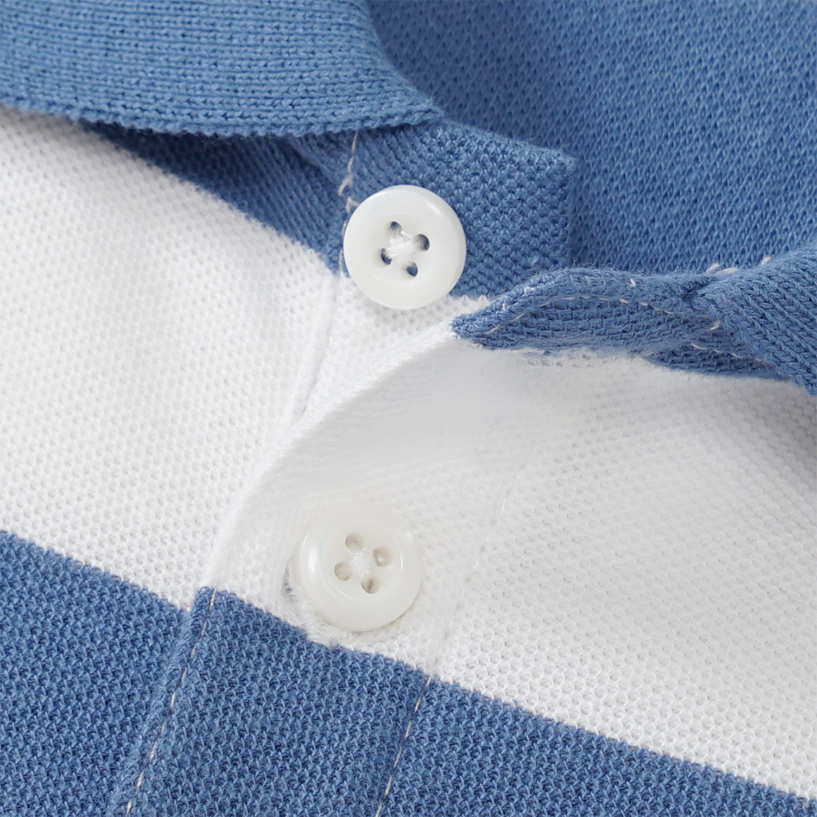 Topolino Jungen Poloshirt mit Streifen blau / weiss