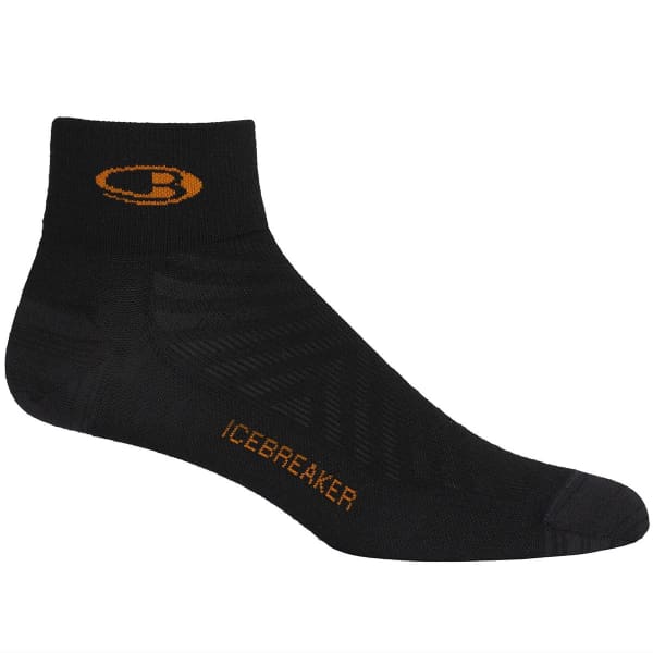 Chaussette running ICEBREAKER M RUN+_ULTRALIGHT MINI BLACK/SPICE