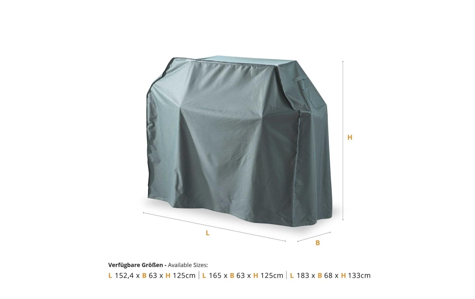 Gartenmöbelabdeckhaube Grill - 183 x 68 x 133 cm 280 g/m²Wasserdichte Grillabdeckung für Gartenmöbel