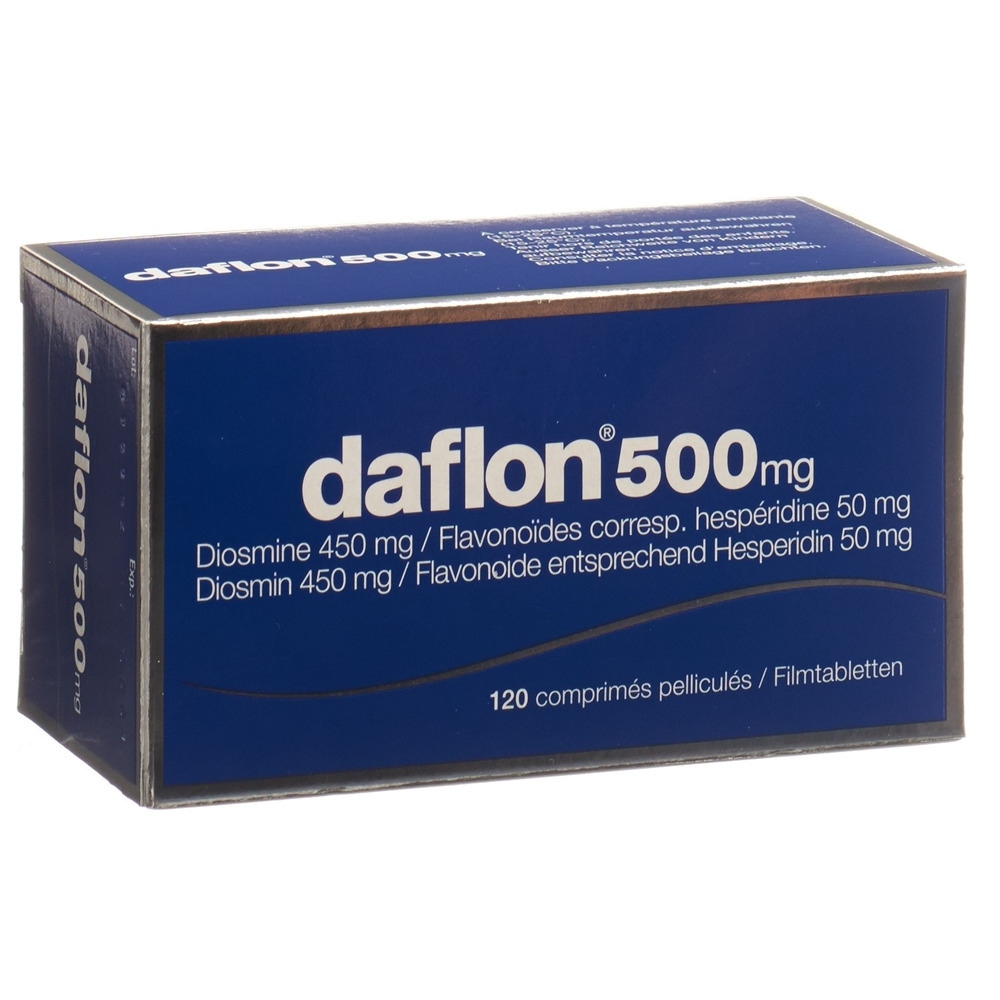 DAFLON Filmtabl 500 mg Blist 120 Stk
