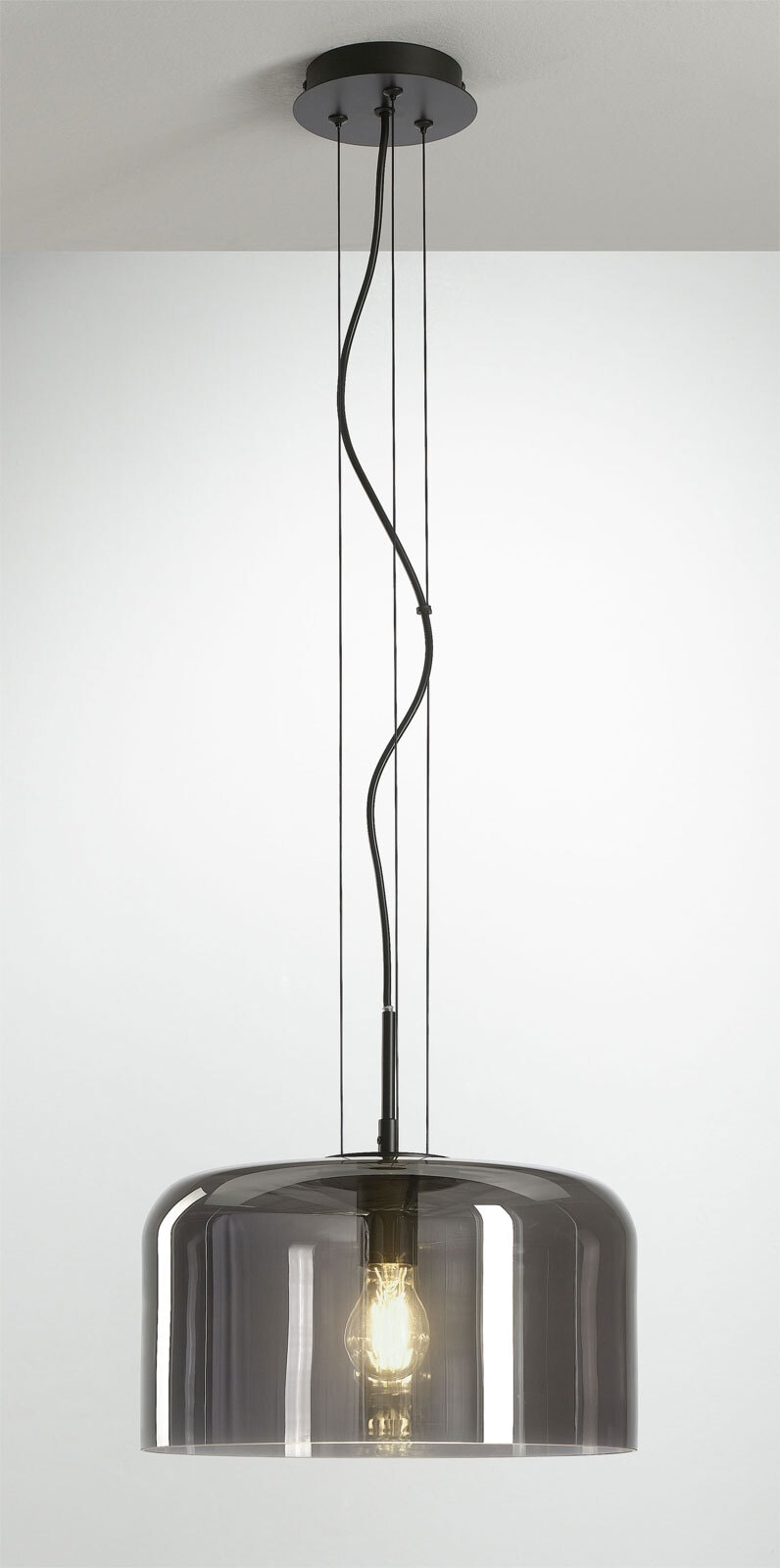 casaNOVA Retrofit Pendelleuchte MIDNIGHT smokey grey