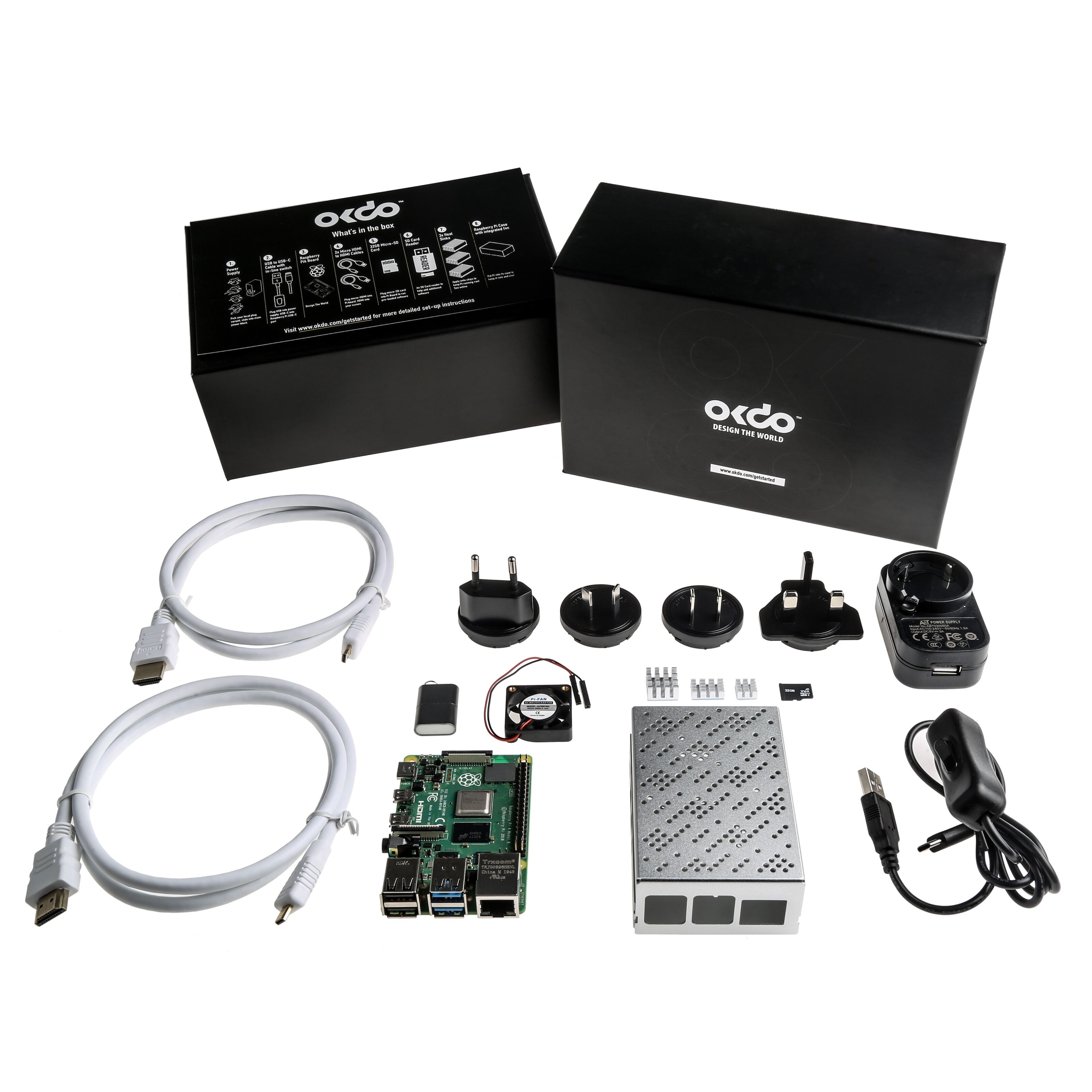 OKdo Raspberry Pi 4 Kit 4 GB