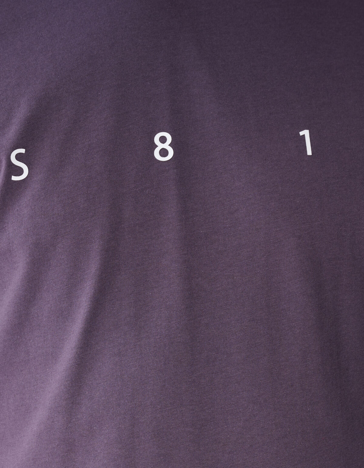 Minimal Artwork T-shirt Paars