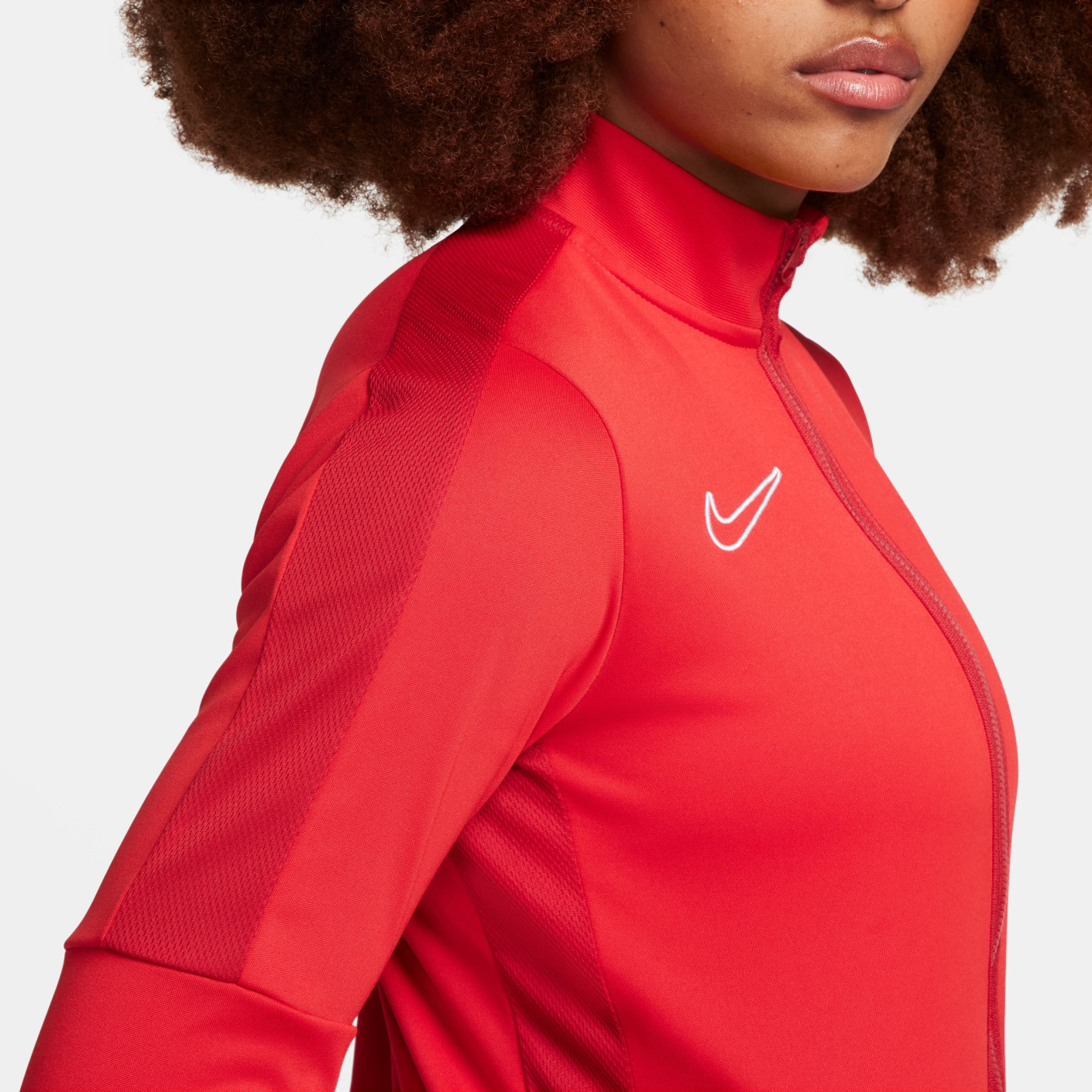 Nike Dri-FIT Academy 23 Trainingsjack Full-Zip Dames Rood Wit