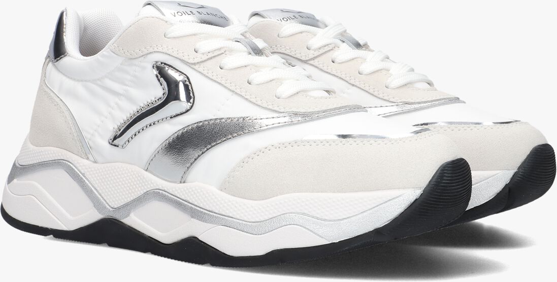 VOILE BLANCHE witte voile blanche lage sneakers club108