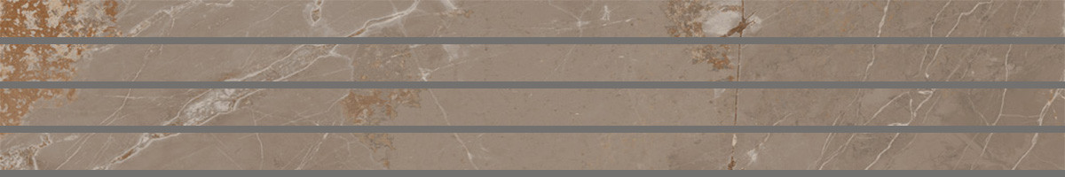 Navale Marmera mozaiektegel 20x120cm bruin marmer gerectificeerd