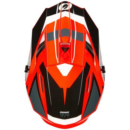 Casque cross O'Neal 1 SRS - YOUTH STREAM V24 - Noir / Rouge