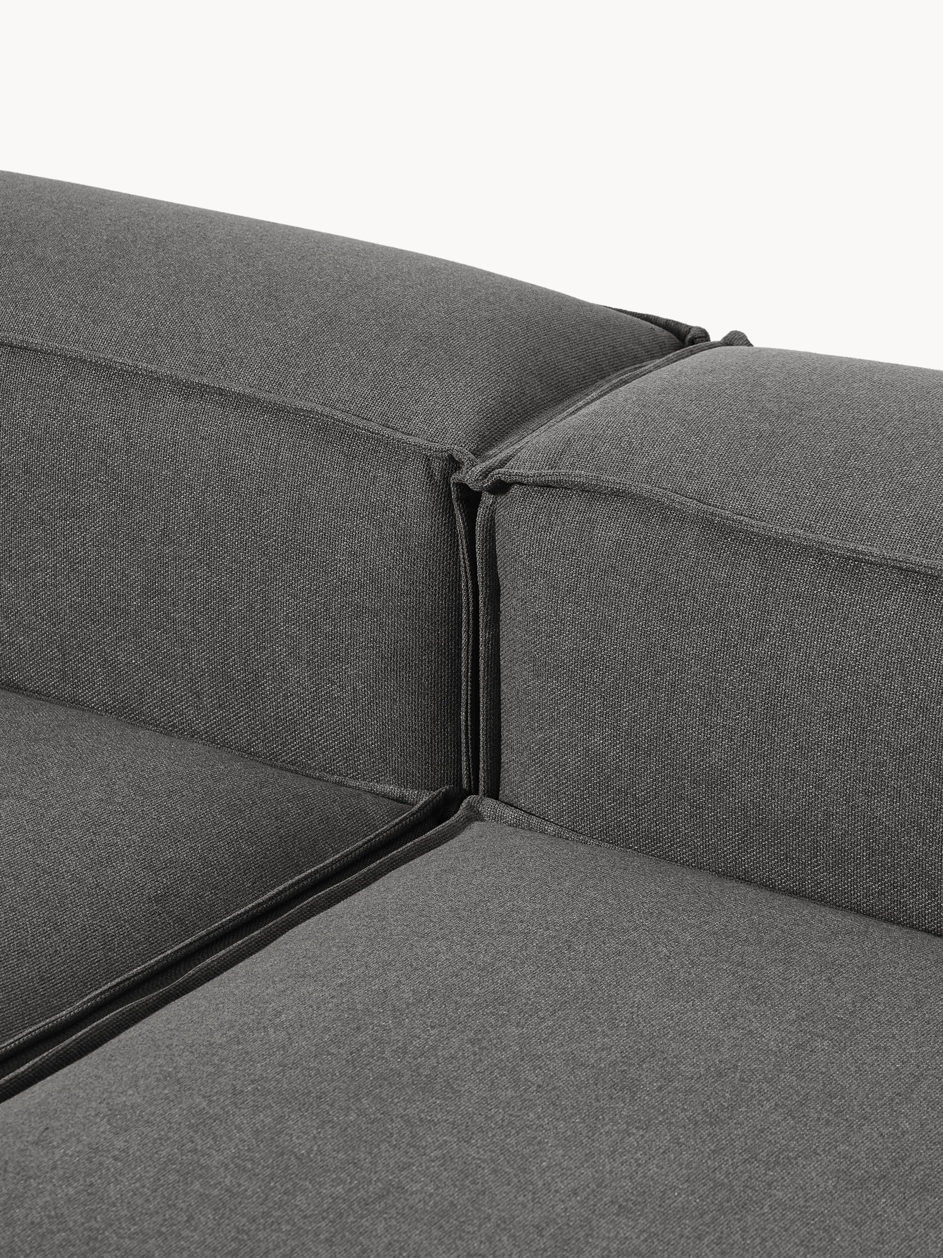 Modulaire bank Lennon (4-zits) met poef (links/rechts)