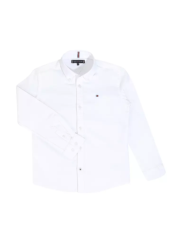 TOMMY HILFIGER Jungen Hemd weiss