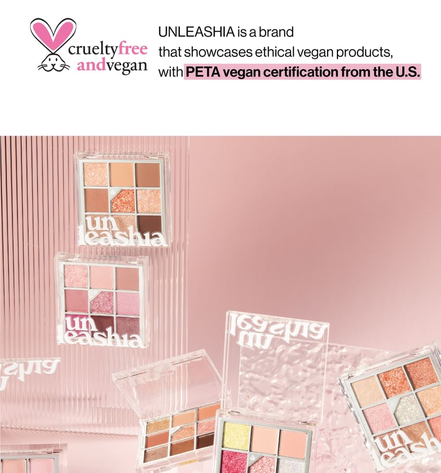 UNLEASHIA - Glitterpedia Oogpalette - 7 Soorten