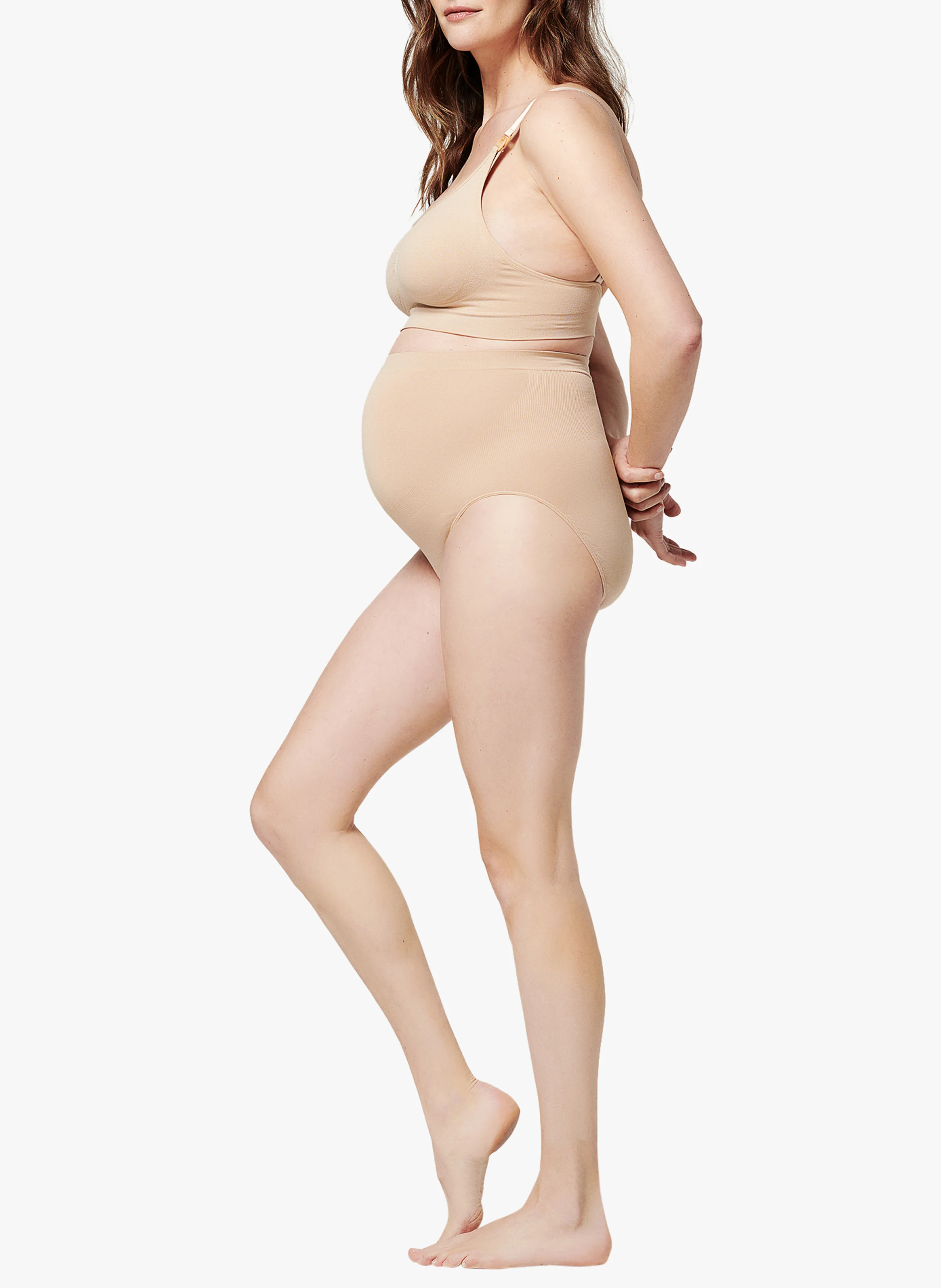 BASIQUE - Culotte de grossesse | Beige