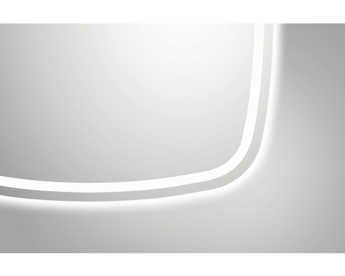 LED badkamerspiegel DSK Zilver Eclipse Ø59cm IP 24