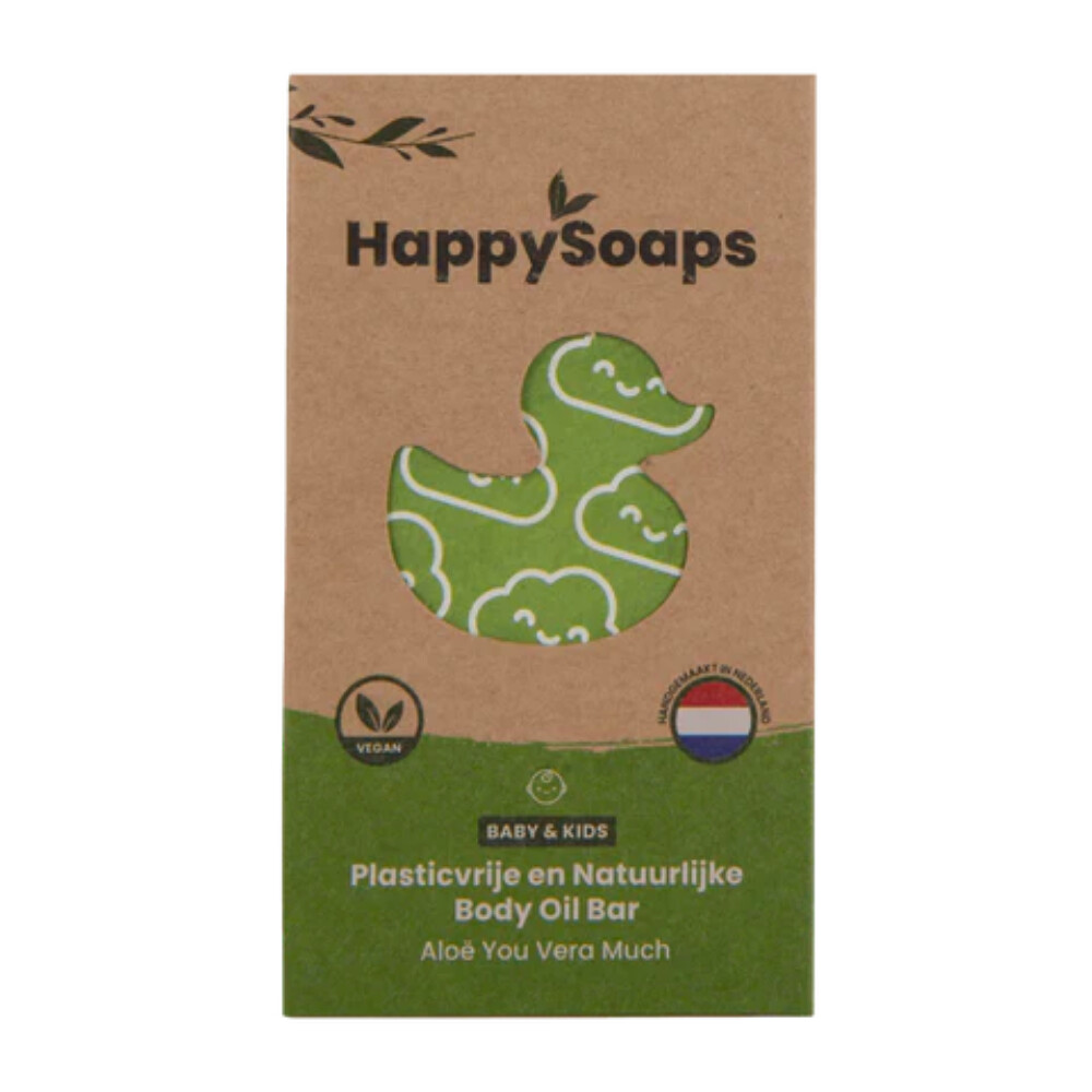 HappySoaps Baby & Kids Body Oil BarAloë You Vera Much61 gr
