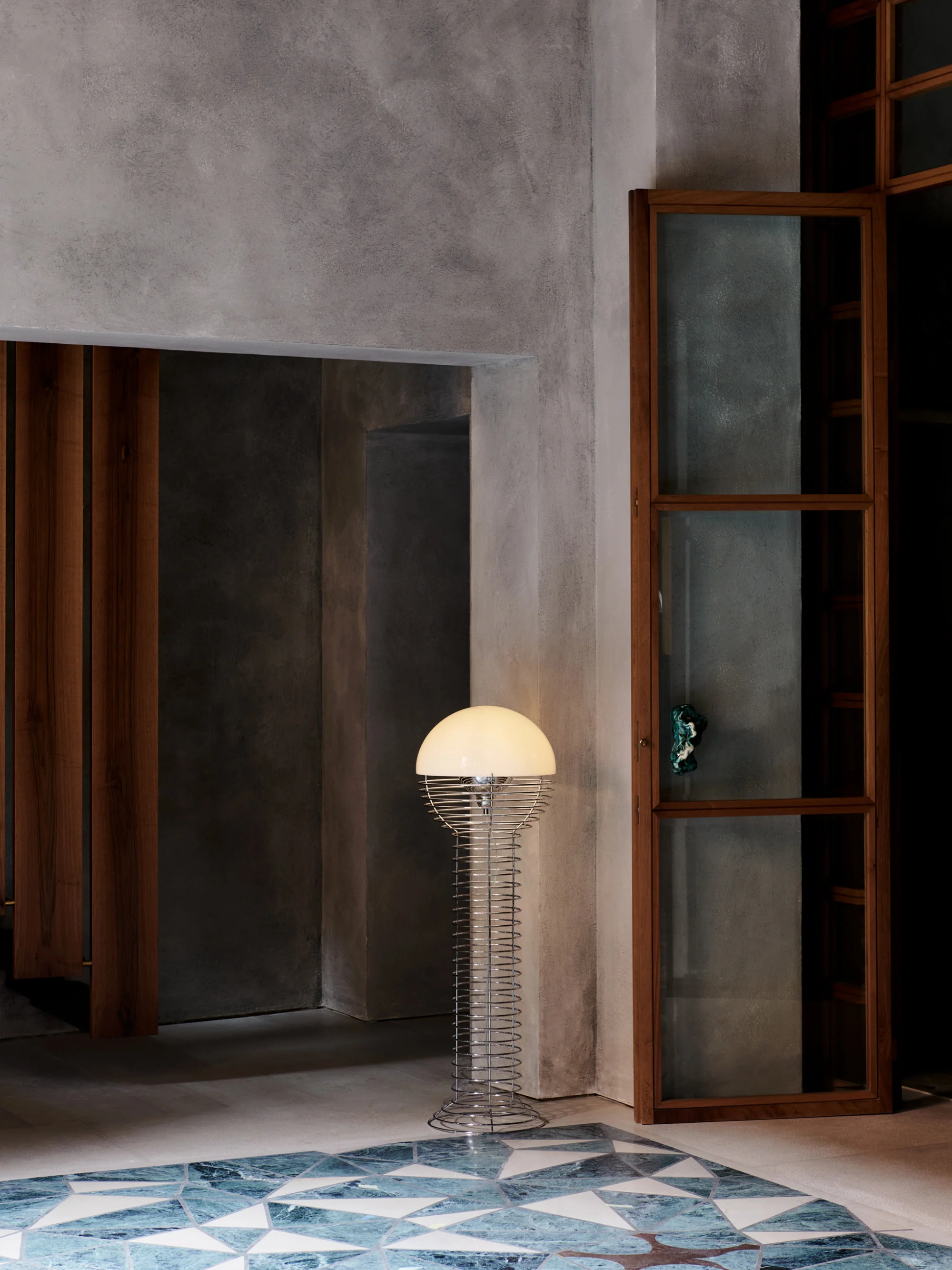 Vloerlamp Wire, Design Verner Panton