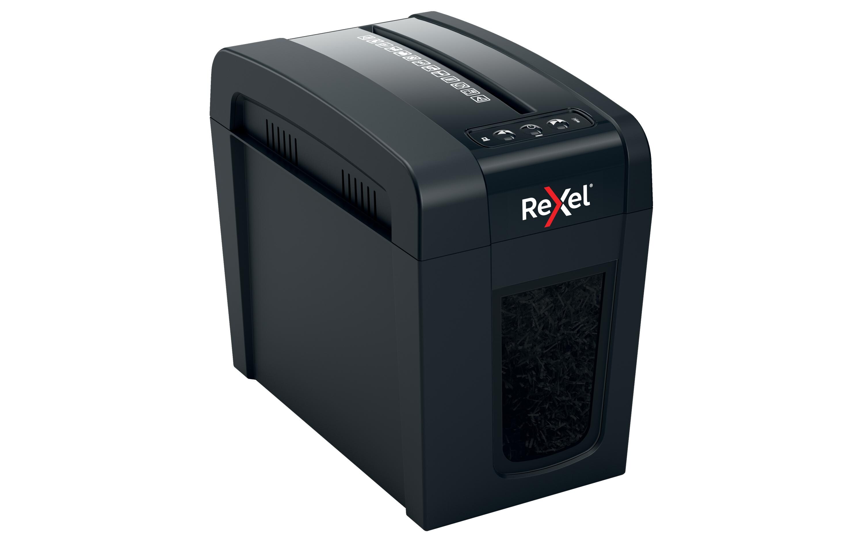 Aktenvernichter Rexel Secure X6-SL P-4, 6 Seiten<br>Manueller Schredder für die sichere Vernichtung vertraulicher Unterlagen