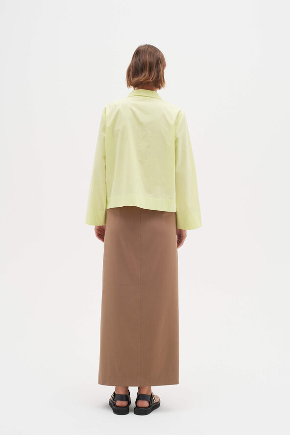 InWear HelveIW Cropped Shirt Lime sorbet