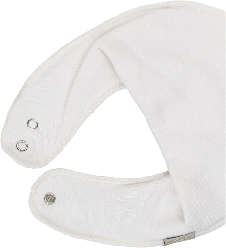 Mikk-Line Cotton Bibs - Triangle White