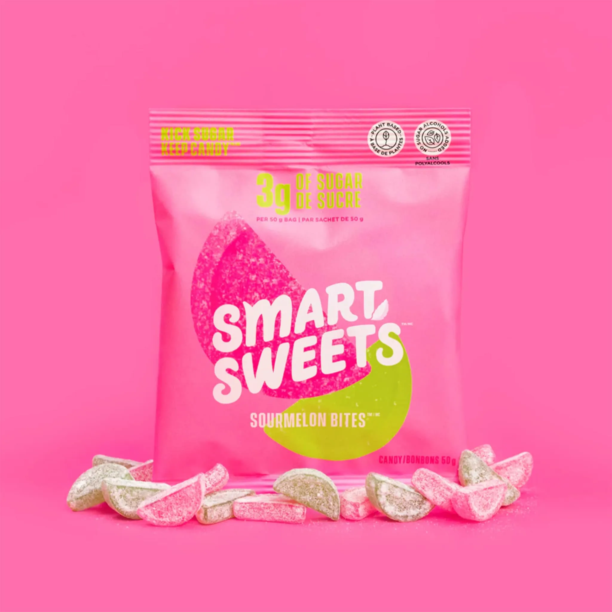 SmartSweets Bonbons Bouchées SurMelon 50g