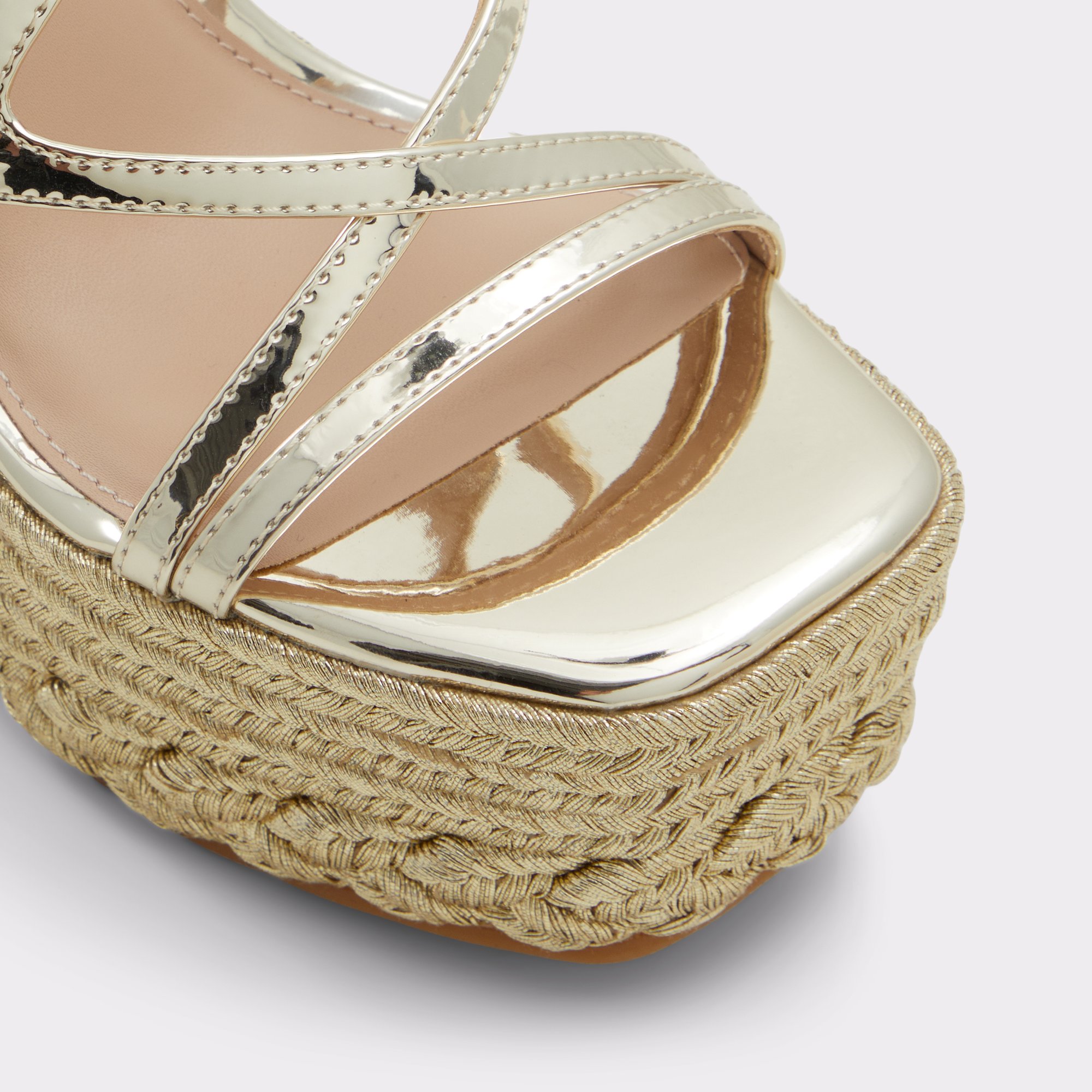 Portofino Champagne Women Wedges & Espadrilles