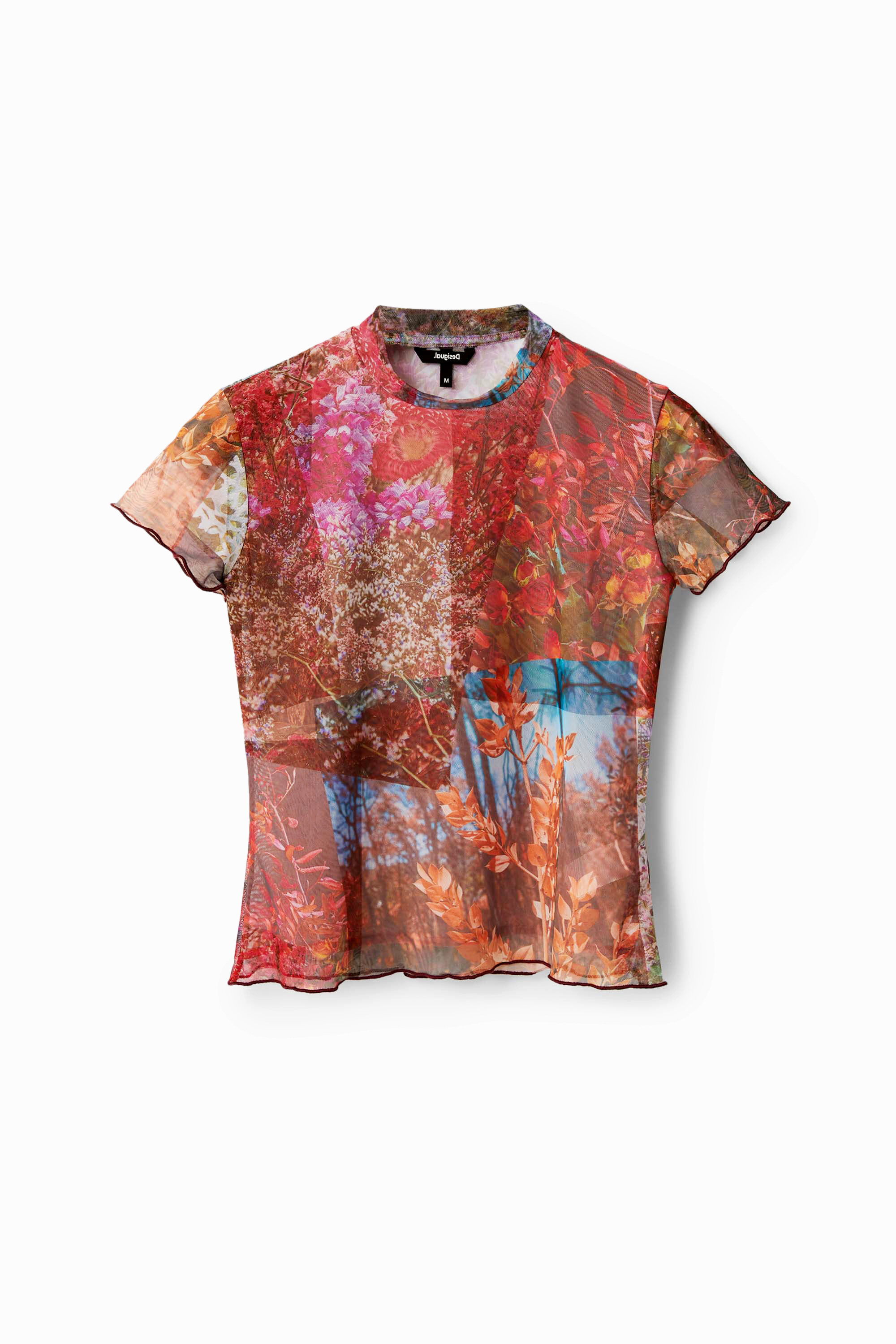 T-shirt tulle imprimé