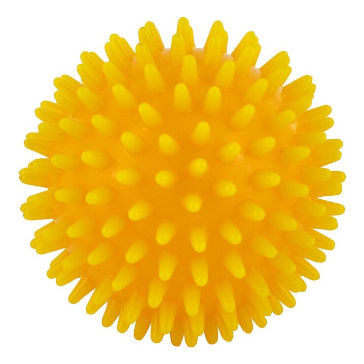 Igelball 8cm gelb, 1 St