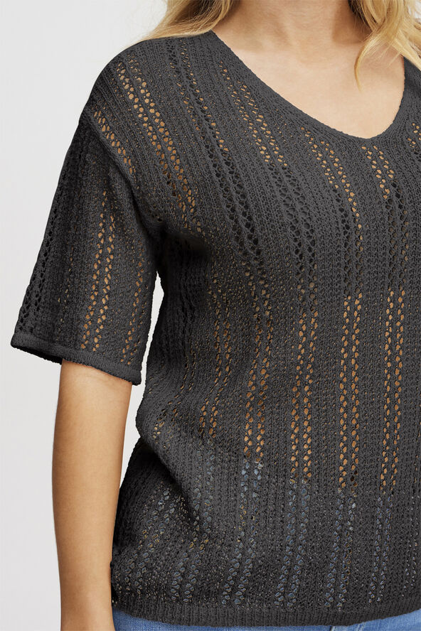 PULZ Jeans PZREESE Tshirt Black beauty