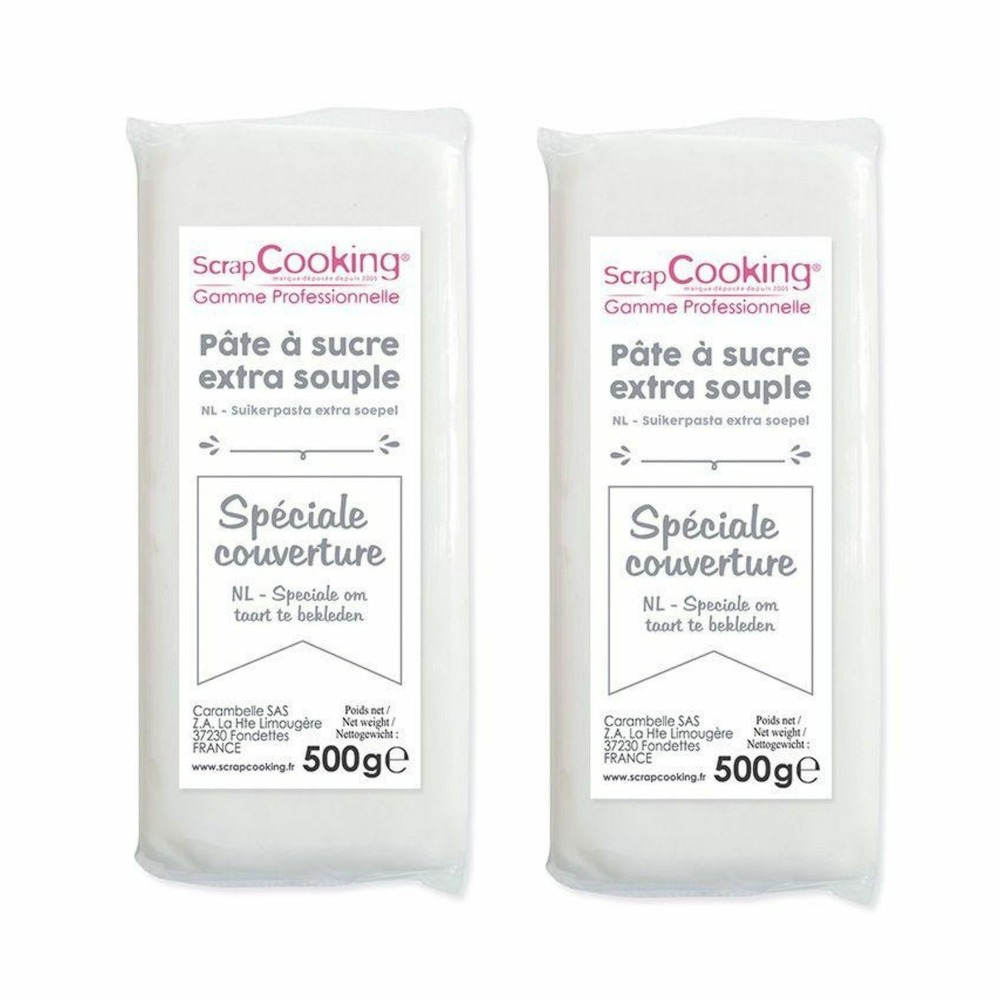 Pâte à sucre de couverture blanche 1 kg
