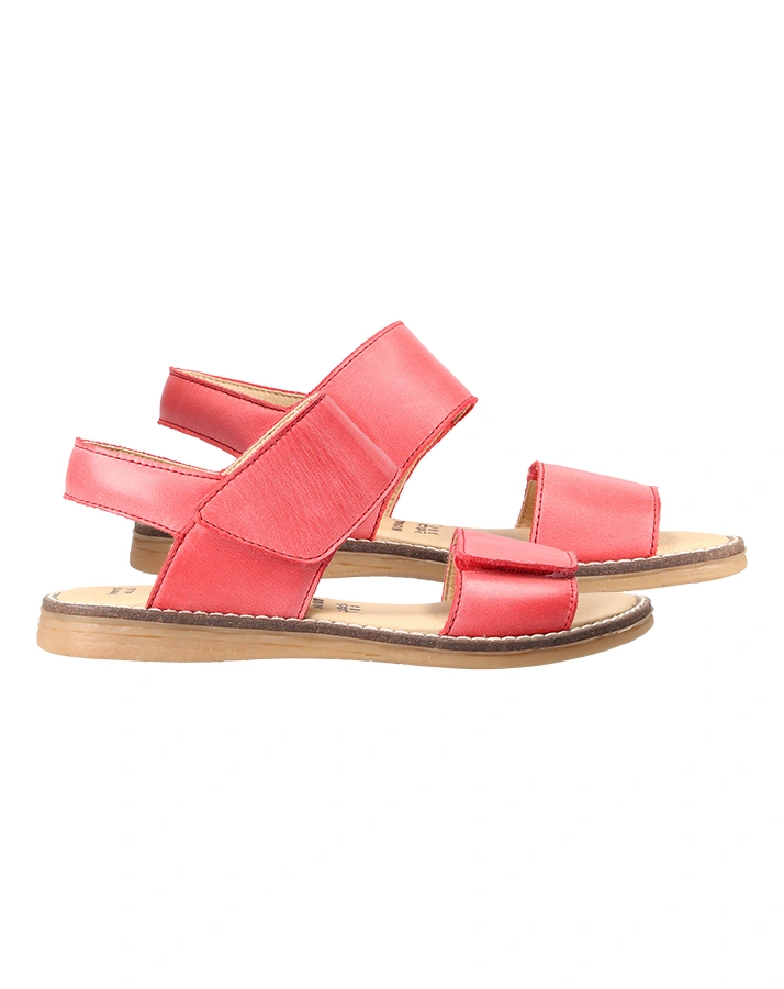 Leder-Sandalen VALA in rot
