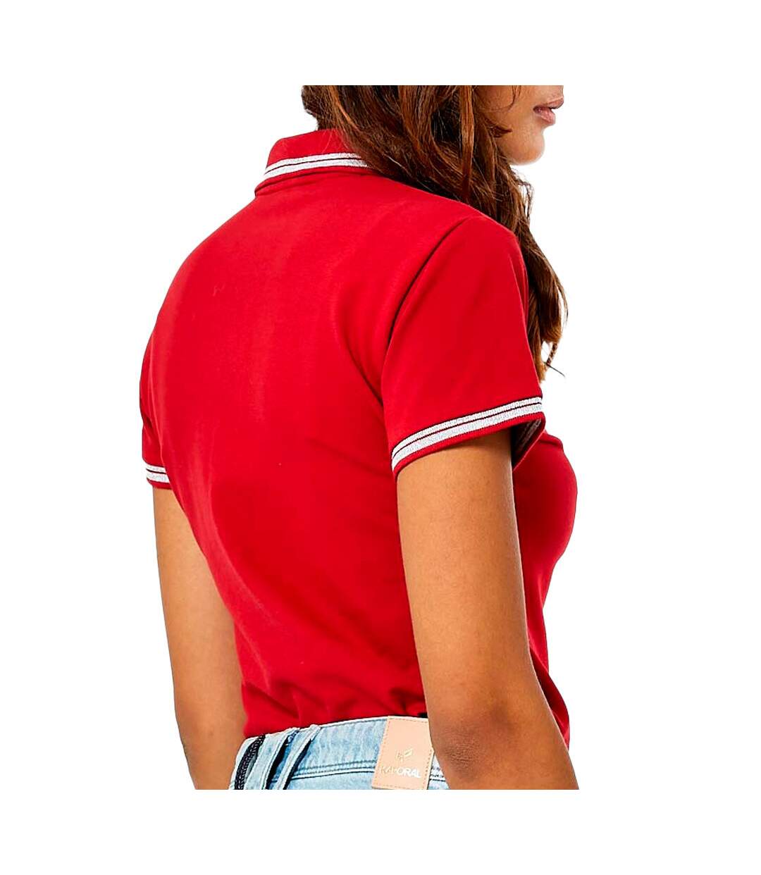 Polo Rouge Femme Kaporal Courtes