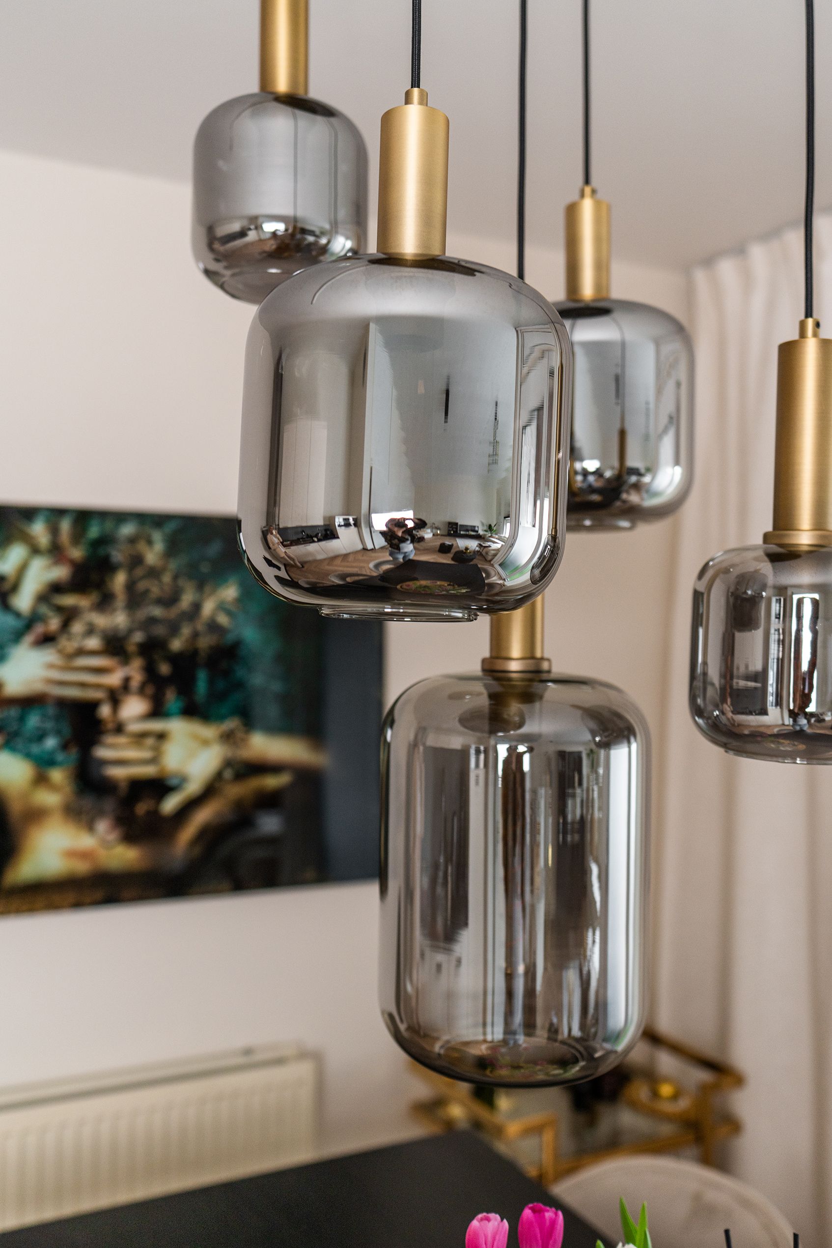 Hanglamp 5-lichts Joanet B66 x D66 cm