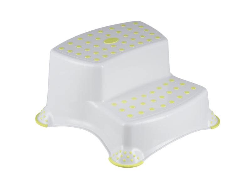 Bebeconfort Zweistufenschemel Weiss Stufenhocker mit 2 Stufen