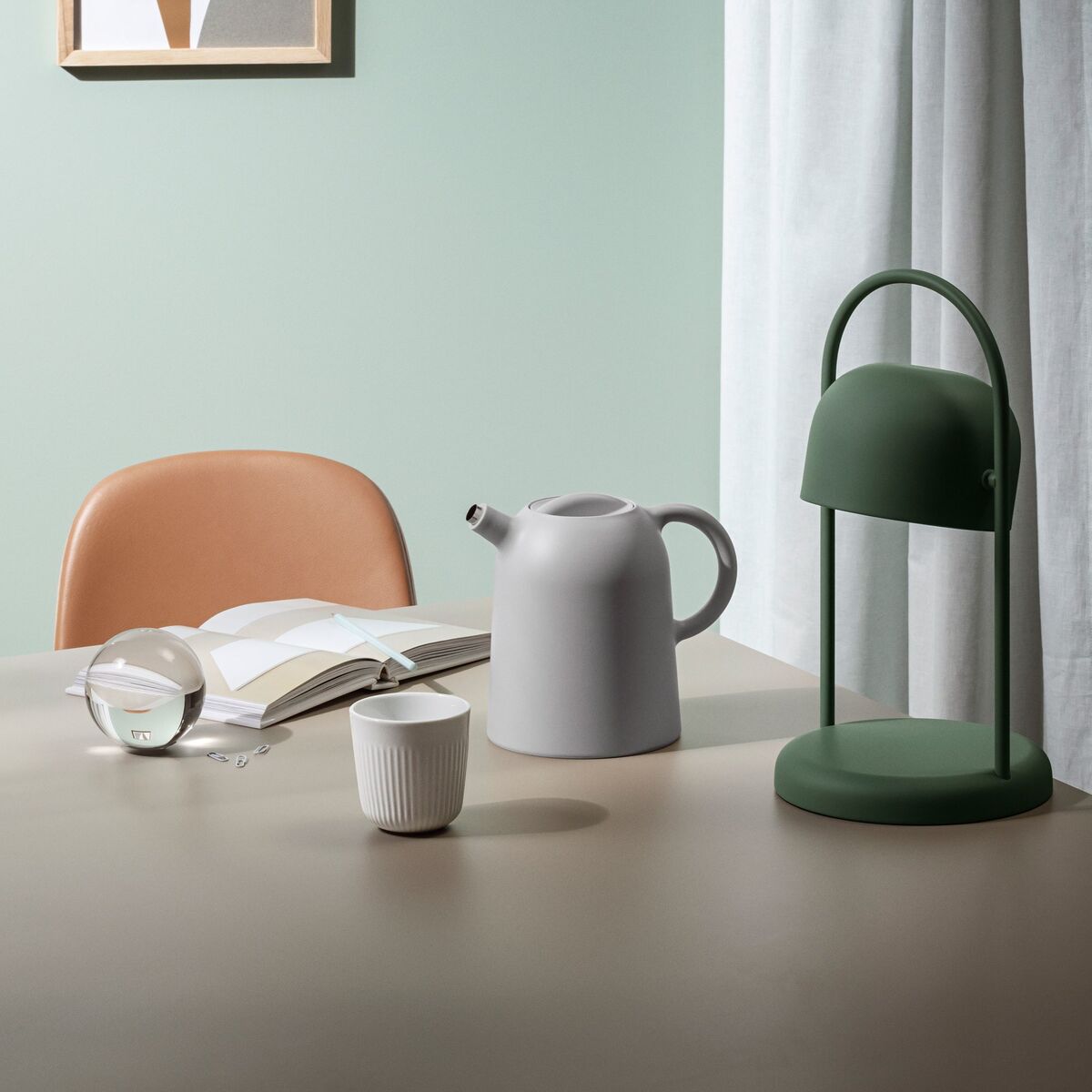 Thimble Termoskanne 1L, Marmorgrå