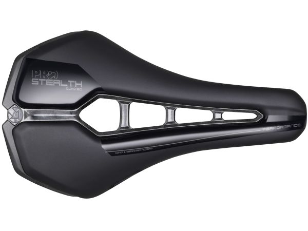 PRO Stealth Curved Road Cykelsadel, Rustfri Stål Rails