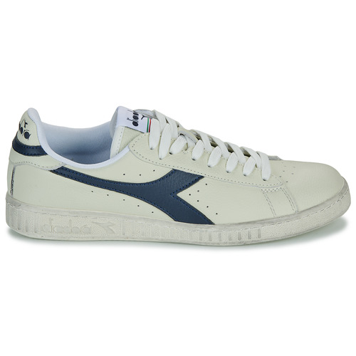 Diadora - GAME L LOW WAXED - Blanc / Bleu